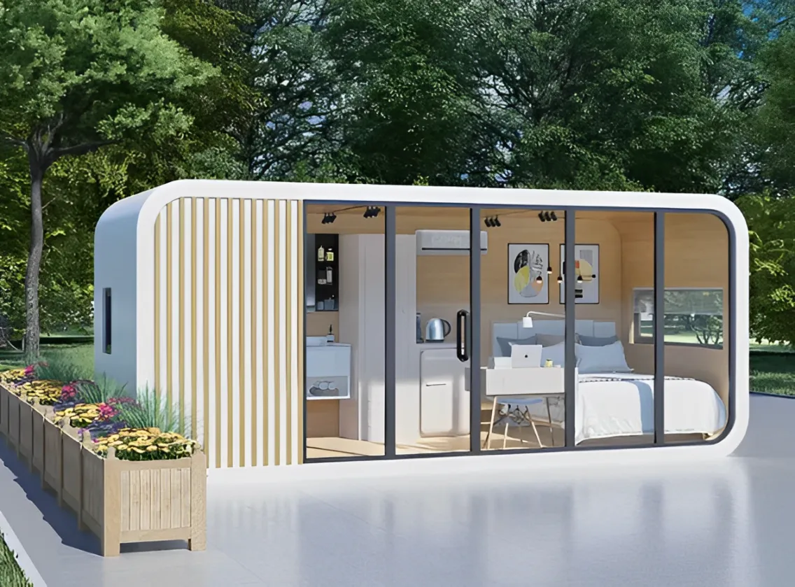 Foto Apple Cabin 4 — Doctor Haus catalogo modulari prefabbricati