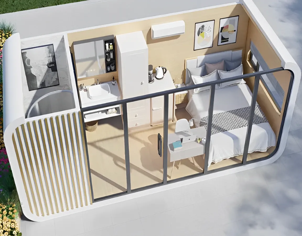 Foto Apple Cabin 6 — Doctor Haus catalogo modulari prefabbricati